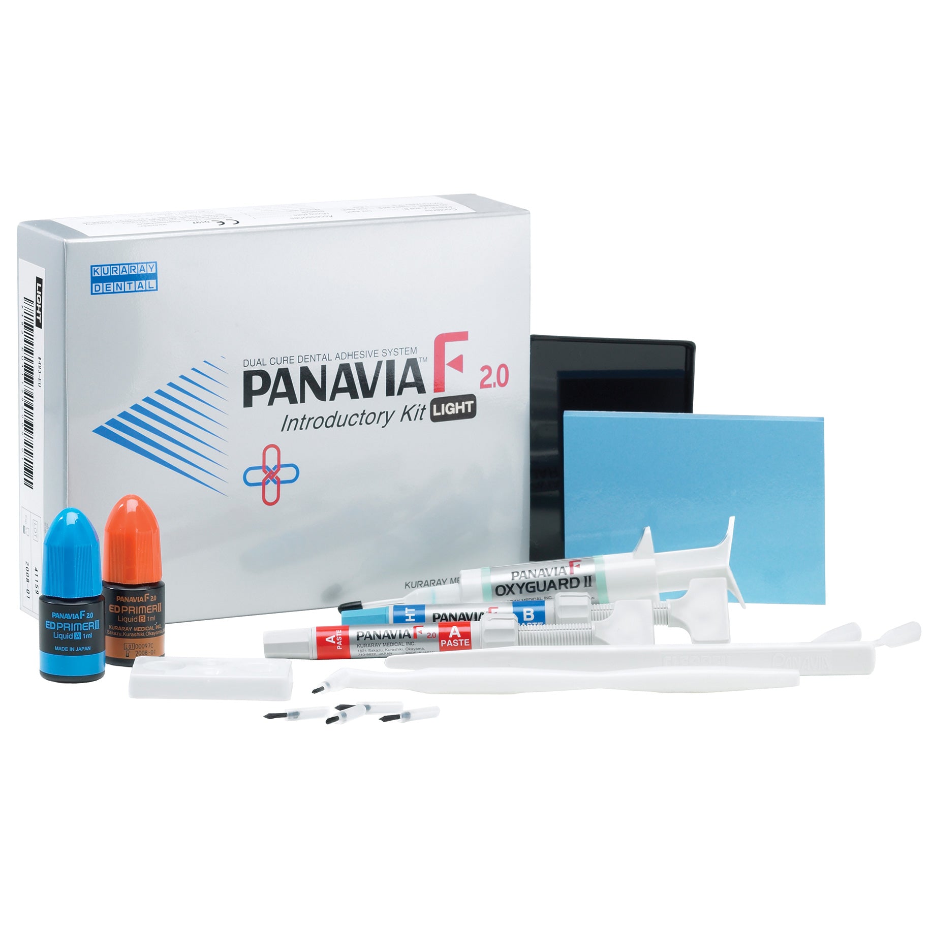 Kuraray 483EU Panavia F 2.0 Dual Cure Dental Resin Cement Intro Kit Light EXP Jun 2026 Kuraray 483EU Panavia F 2.0 Dual Cure Dental Resin Cement Intro Kit Light EXP Jun 2026